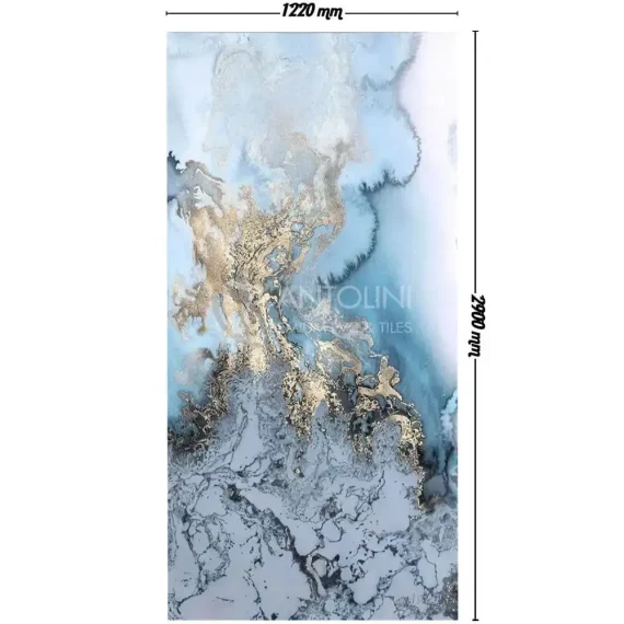 Blue Marble's Golden Inlay